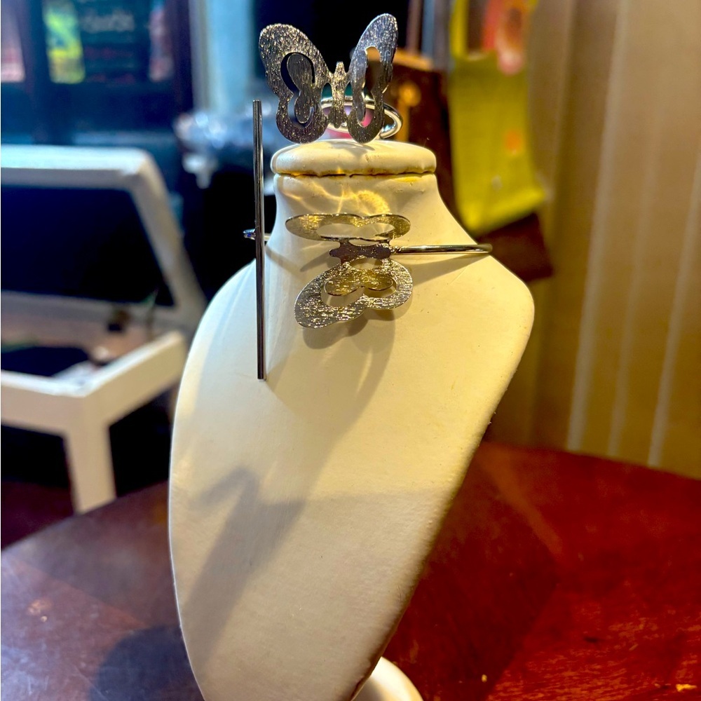 Sterling Silver Unique Bracelet And Beautiful Ring